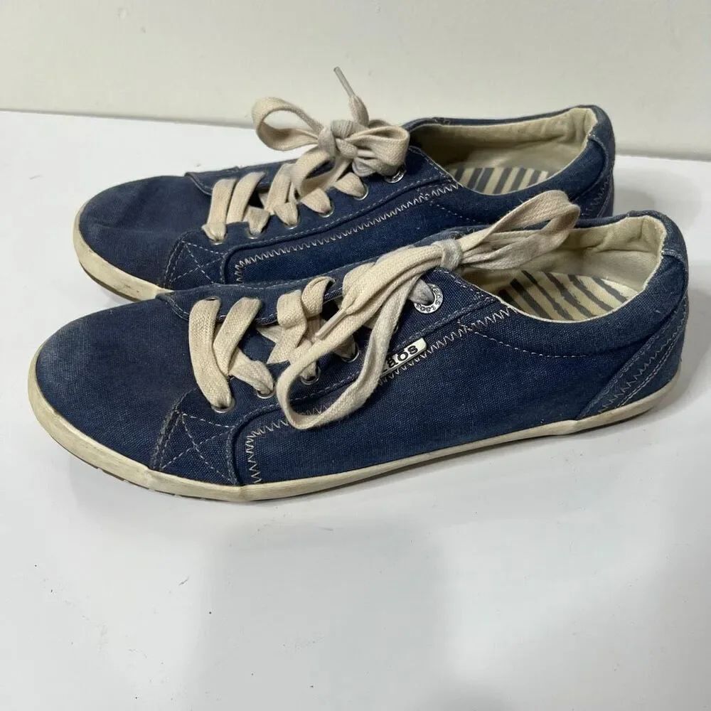 Taos Star Blue Denim Sneakers Comfort Sz 10W